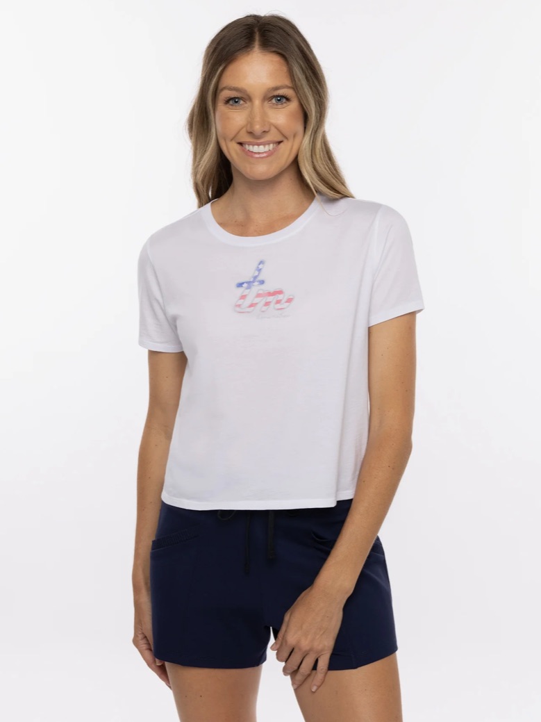 Travis Mathew Women’s Little Bubbly Boxy Tee, Size Xl, Nwt